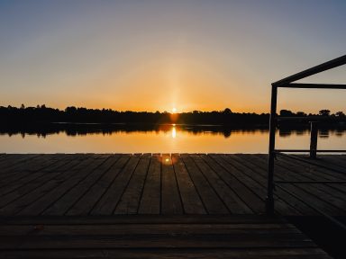 Sonnenuntergang Maschsee Hannover